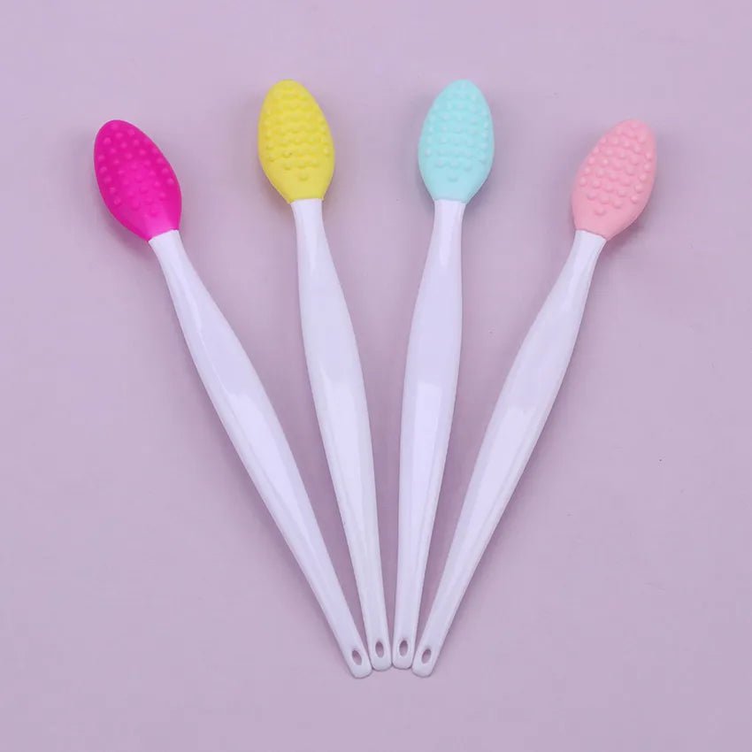 Silicone Face Brush for Beauty Skin Care - Exfoliates, Cleans Nose, and Removes Blackheads 1PC Random