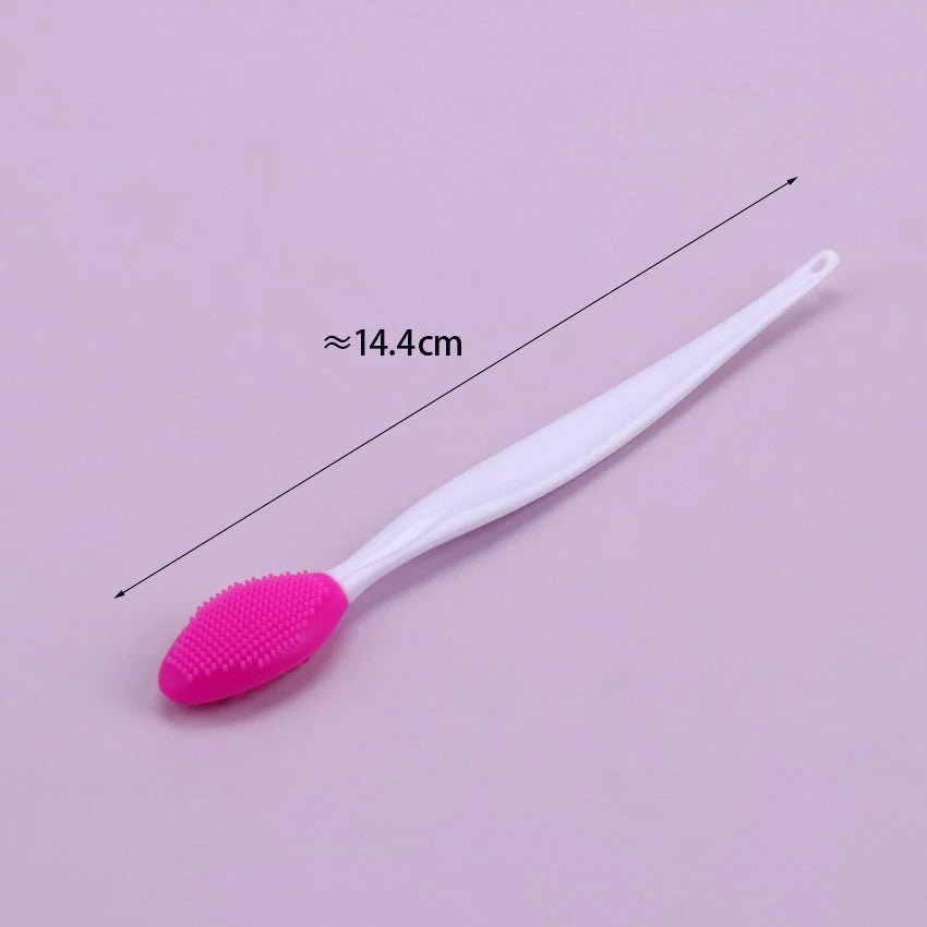 Silicone Face Brush for Beauty Skin Care - Exfoliates, Cleans Nose, and Removes Blackheads 1PC Random