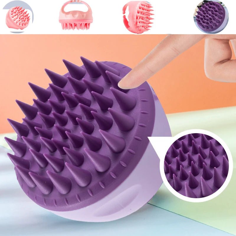 Silicone Shampoo Brush for Scalp Massage