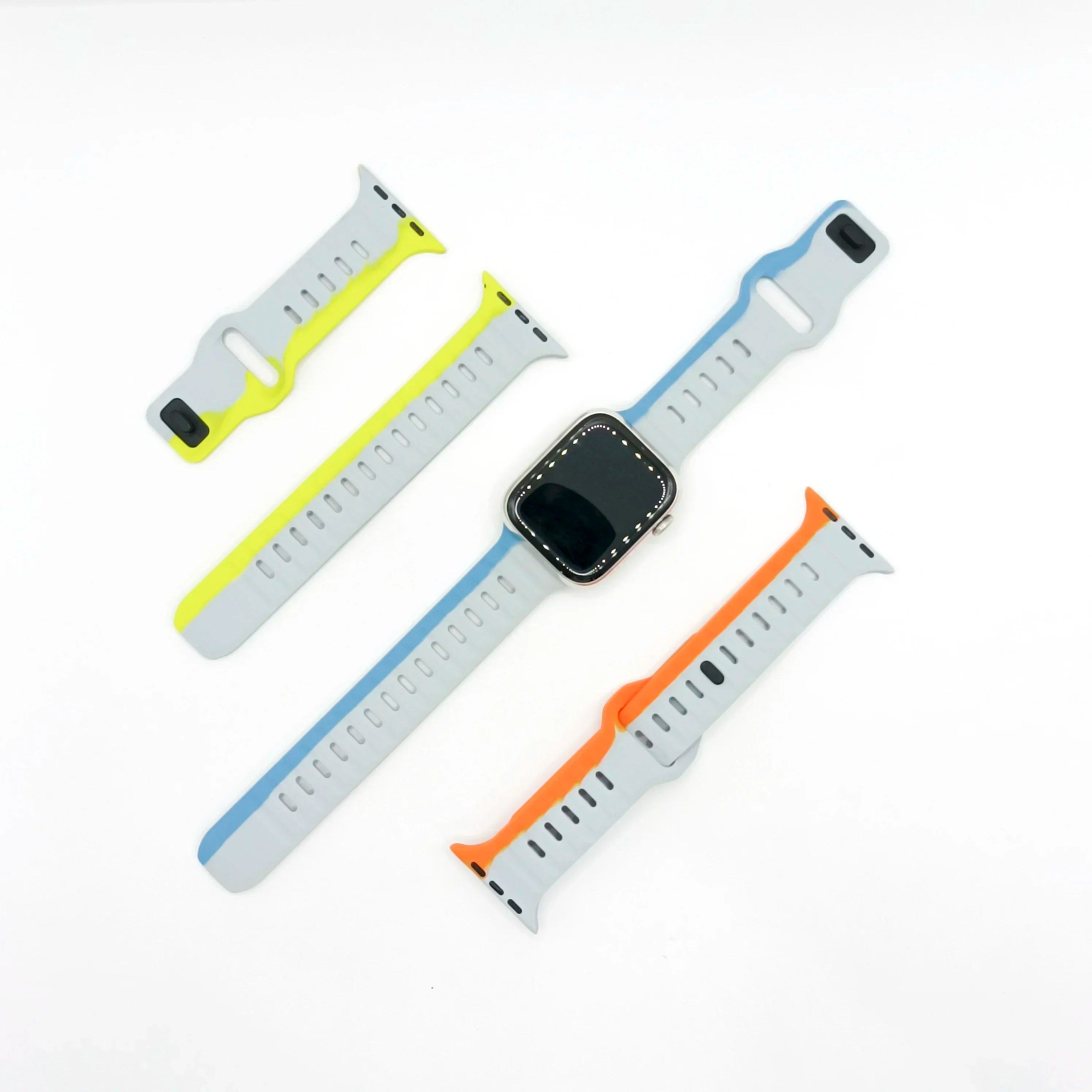 Silicone Strap for Apple Watch - Ultra 2, Compatible with iWatch 8/7/6/5/SE/4, Various Sizes