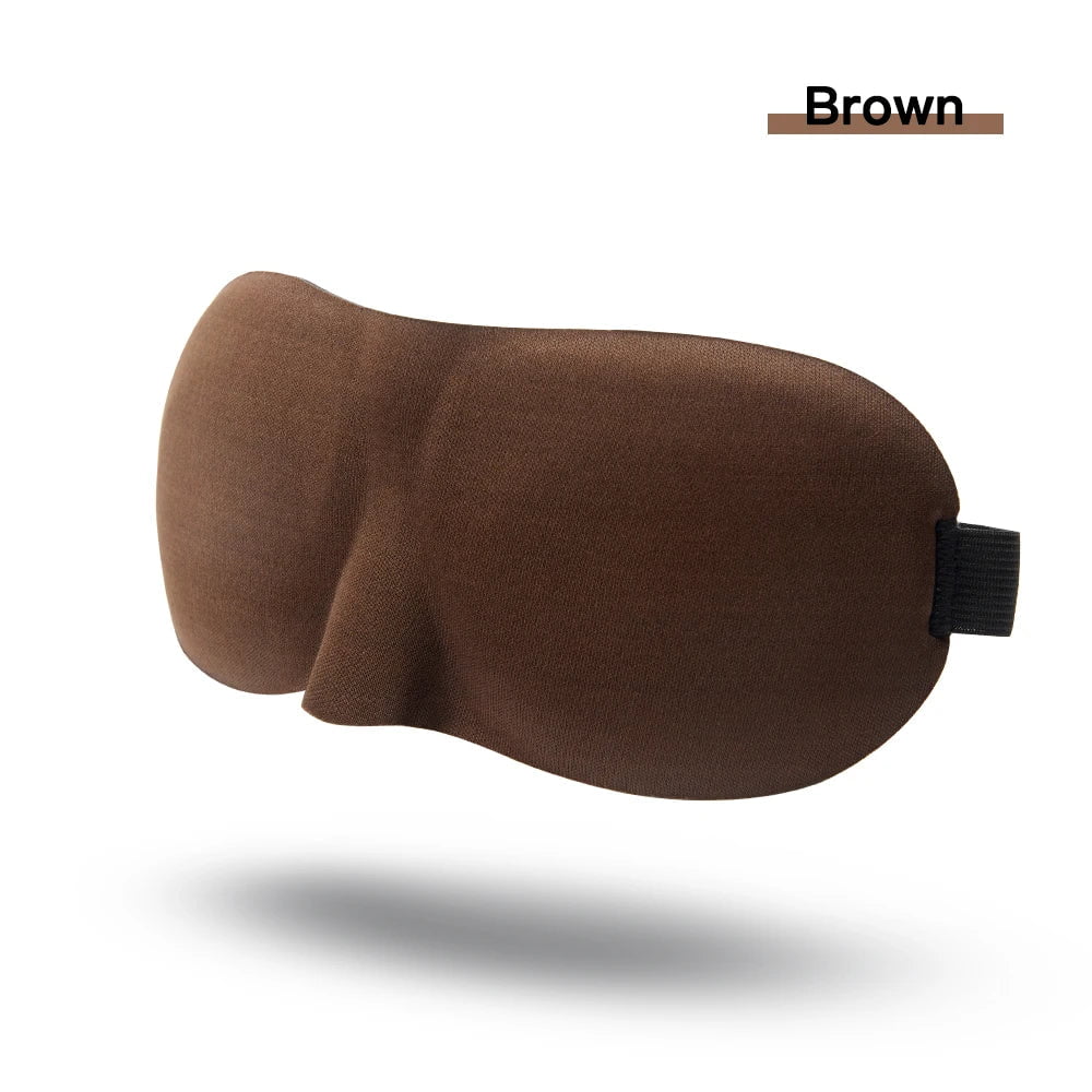 Silk Sleeping Mask for Travel Type C-Brown