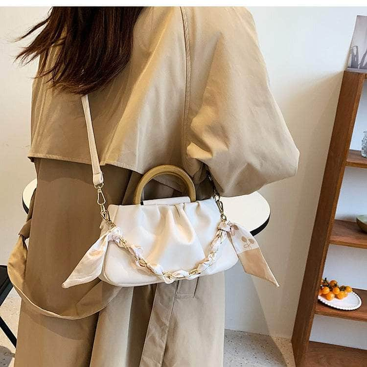 Single Handle Fashionable Clutch Handbag