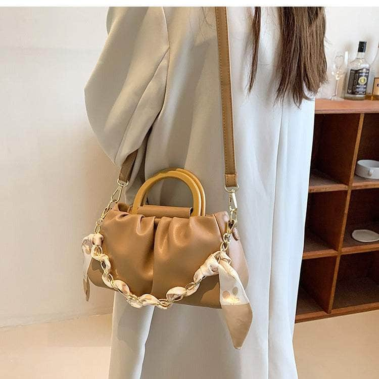 Single Handle Fashionable Clutch Handbag