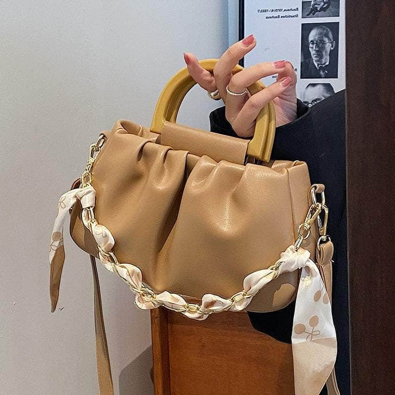 Single Handle Fashionable Clutch Handbag