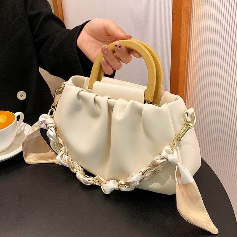 Single Handle Fashionable Clutch Handbag