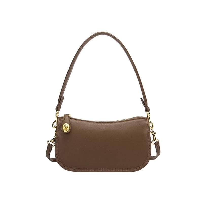 Sleek Hobo Leather Crossbody Bag