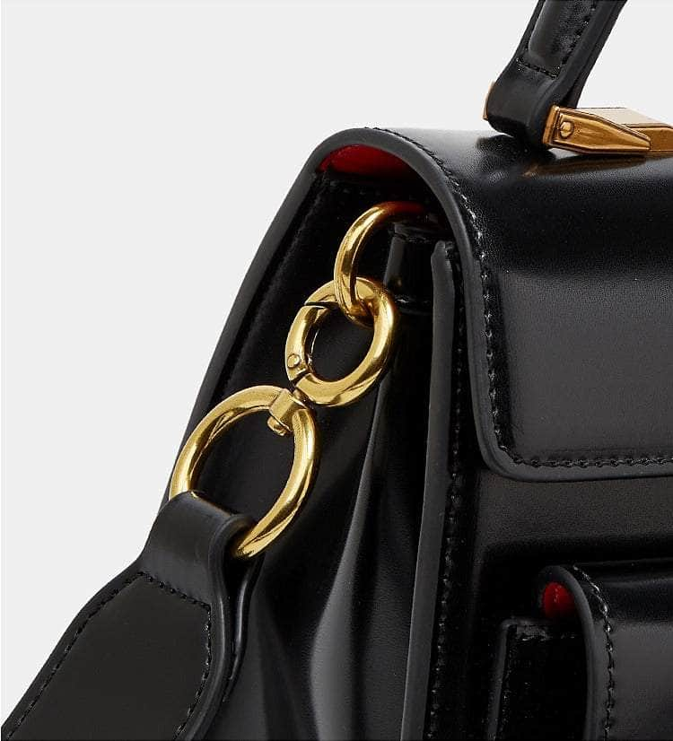 Sleek Leather Satchel Purse