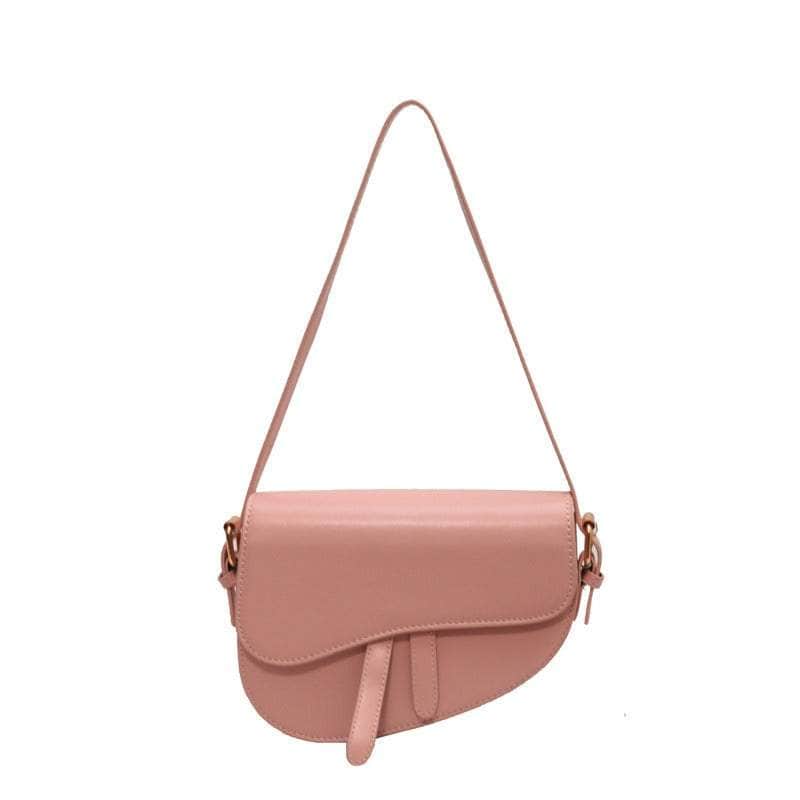 Sleek Saddle Shoulder Bag