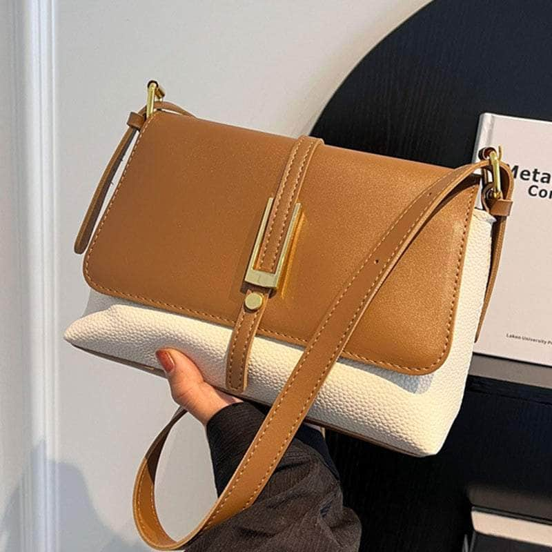 Sleek Shoulder Crossbody Leather Purse