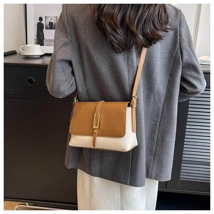 Sleek Shoulder Crossbody Leather Purse