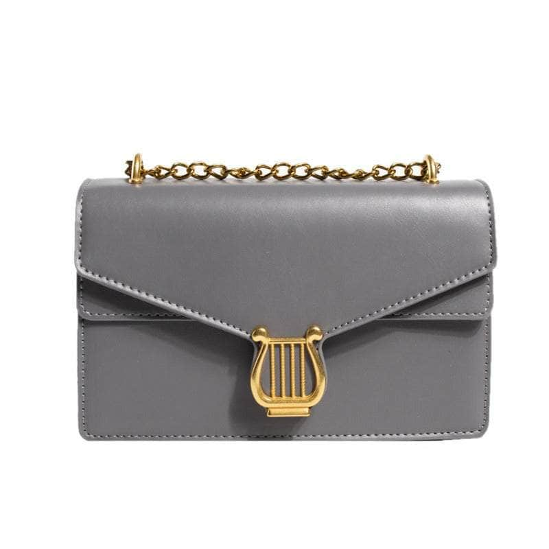 Sleek Square Bag with Fashionable Chain Strap