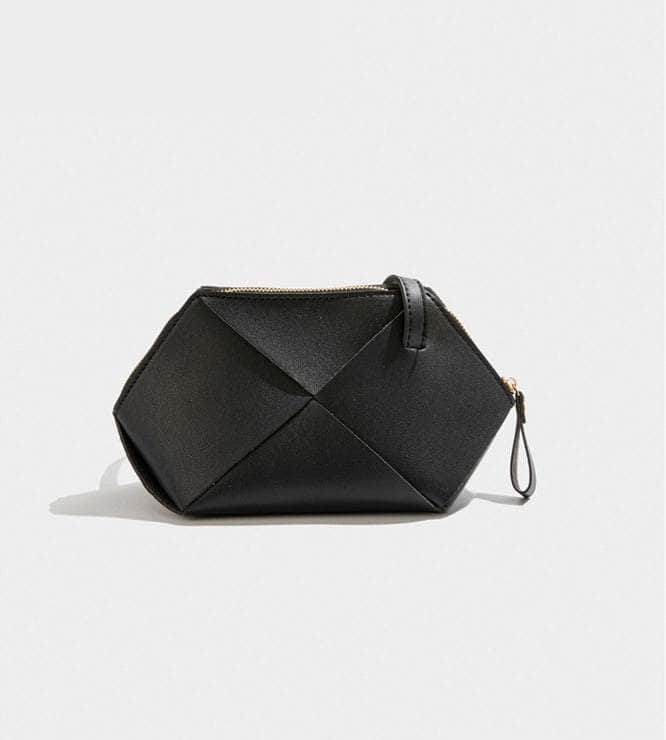 Sleek Woven Crossbody Bag