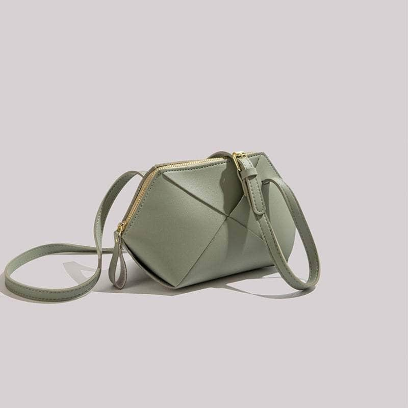 Sleek Woven Crossbody Bag