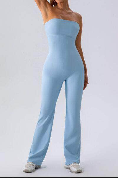 Sleeveless Straight Active Jumpsuit