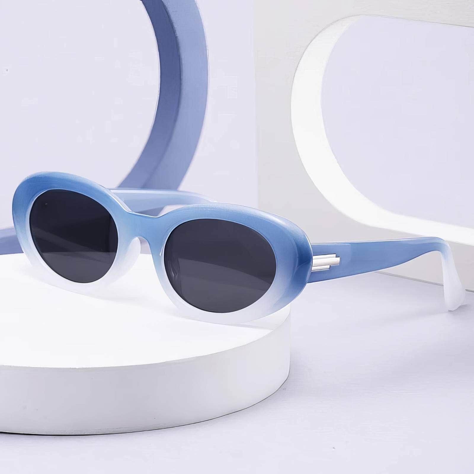 Small Oval Mod Eyewear Fashionable Shades