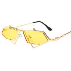 Small Punk Triangle Frame Sunglasses