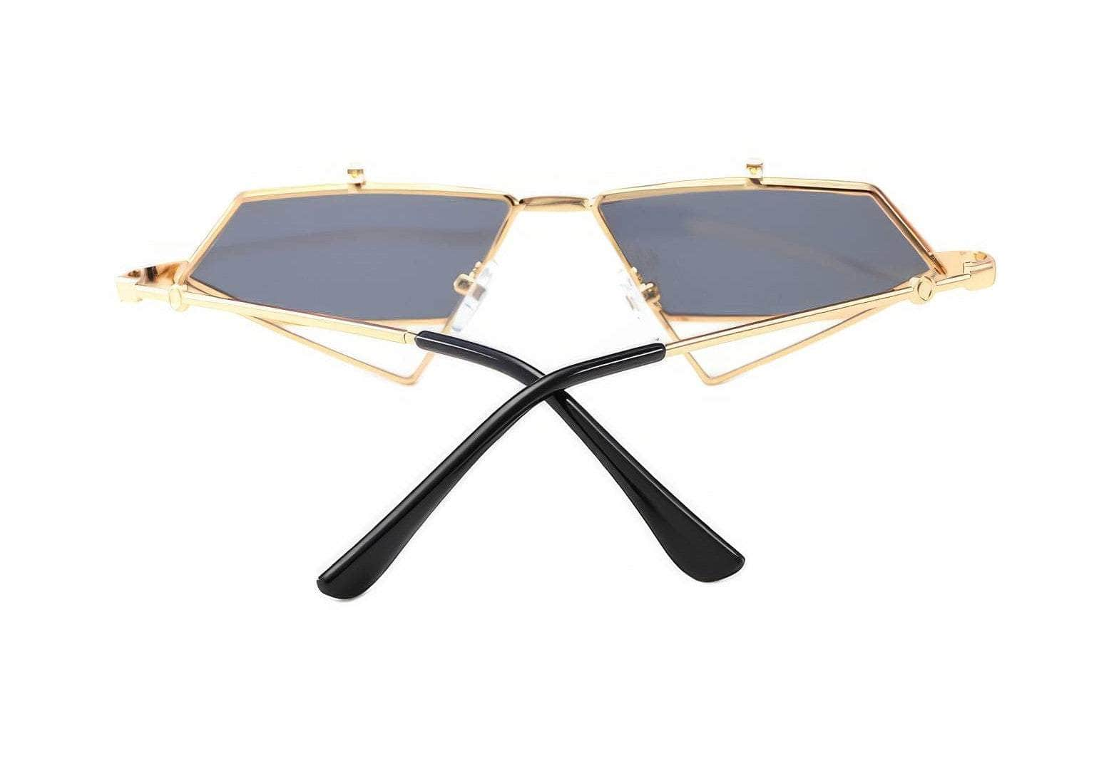 Small Punk Triangle Frame Sunglasses