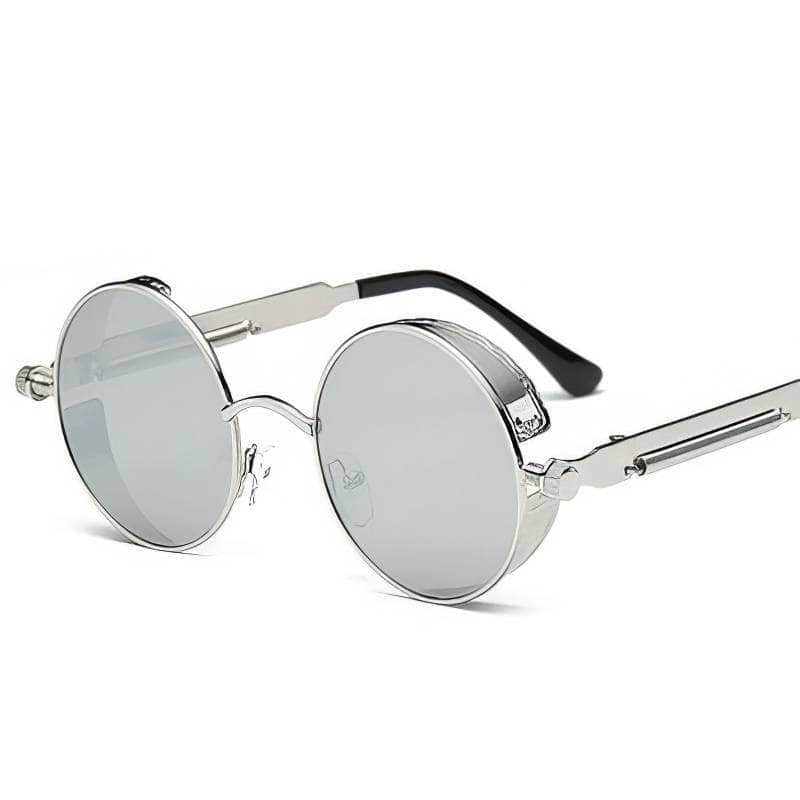 Small Round Frame Genre Sunglasses Acqua / Resin
