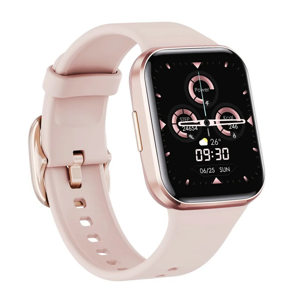 Smart Band Watch: Unisex Smartwatch Pink