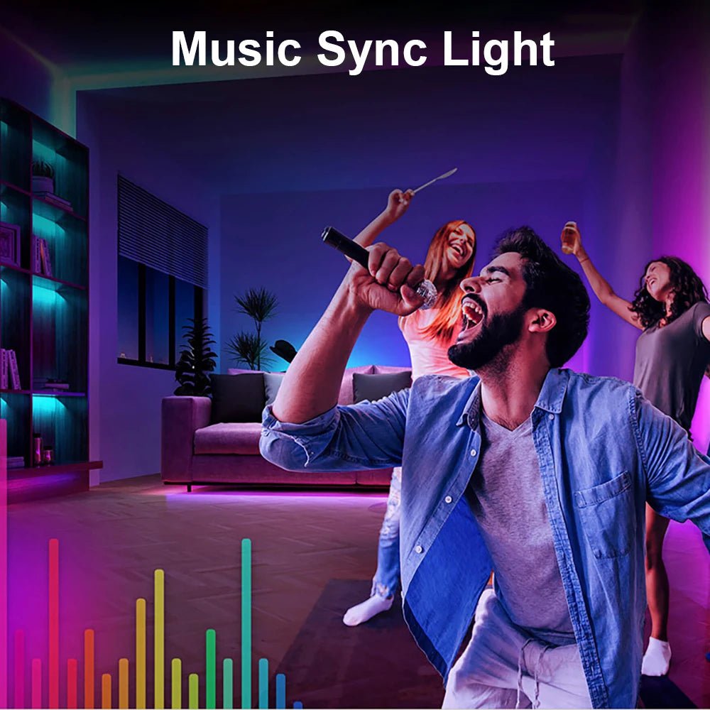 Smart LED Light Bars - Music Sync, Atmosphere Lights, Works with Alexa and Google Home, RGB for Gaming, TV, Room Decoration