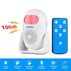 Smart Motion Detector Alarm - PIR Infrared, Anti-Theft Burglar Welcome Chime Doorbell, Ideal for Garage, Shop, and Home Security Welcome Alarm