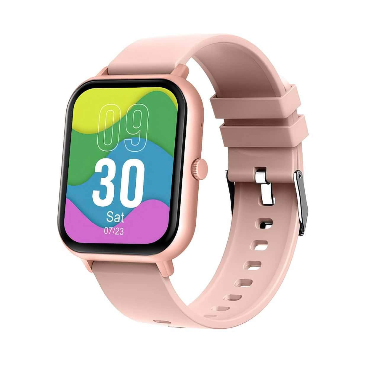 Smart Watch with Call Functions: Full Touch Screen, 100+ Sport Modes, Heart Rate & Sleep Monitoring pink / Bluetooth call