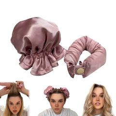 Soft Hair Rollers with a Sleeping Headband for Beautiful Waves