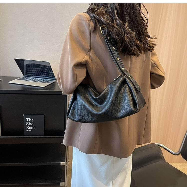 Soft Vegan Leather Slouchy Hobo Bag