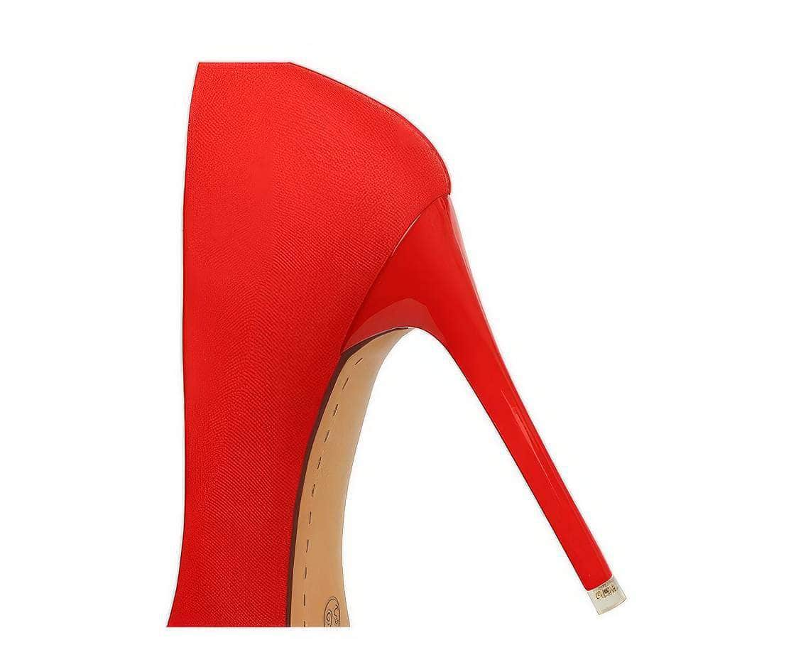 Solid Color Suede Pointed Toe Court Pumps