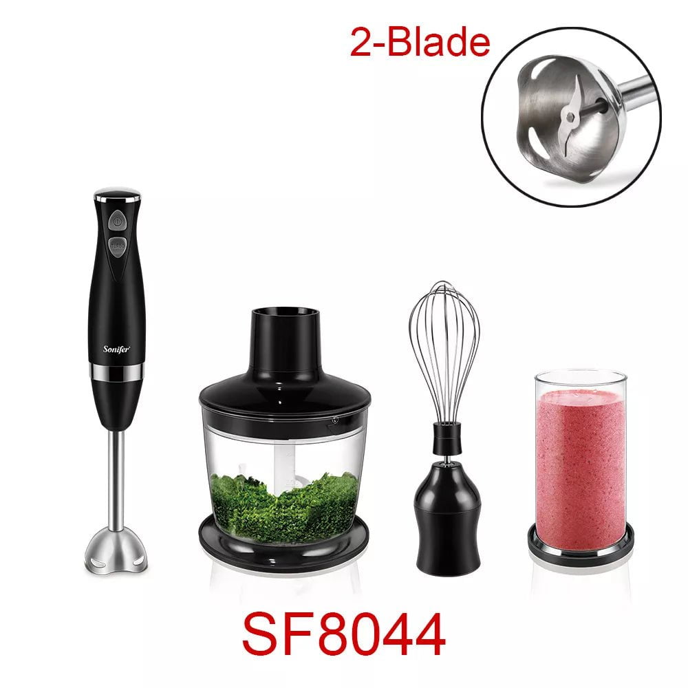 Sonifer 3-in-1 Stainless Steel Hand Blender Black-Blender / EU plug