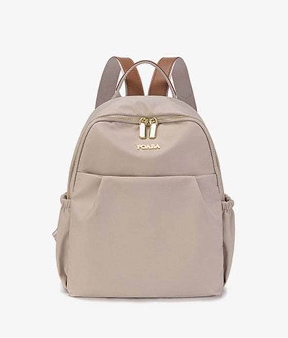 Spacious Waterproof Backpack with Ample Storage Peachy-Brown