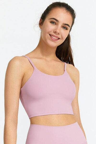 Spaghetti Strap Active Cami Blush Pink / S