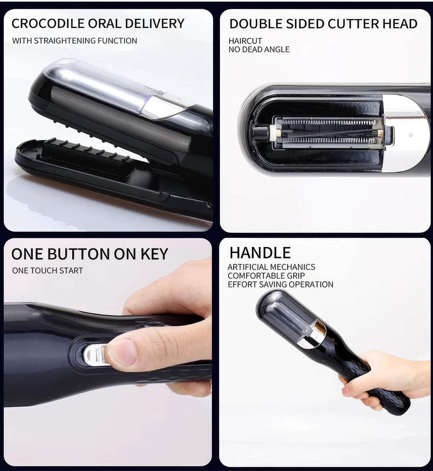 Rechargeable Cordless Hair Split Ends Trimmer