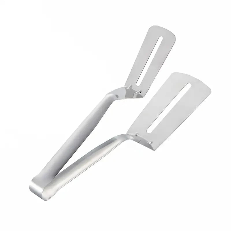 Stainless Steel Frying Fish Shovel: Kitchen Steak & Barbecue Household Food Clip Silver