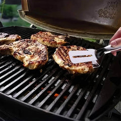 Stainless Steel Frying Fish Shovel: Kitchen Steak & Barbecue Household Food Clip Silver