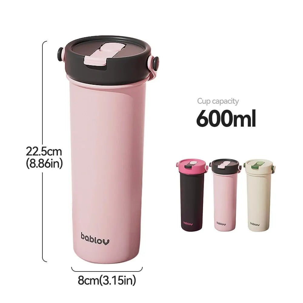 Stainless Steel Insulated Cup: Outdoor Camping, Large Capacity