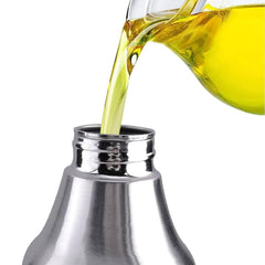 Stainless Steel Olive Oil Dispenser - Leakproof Oil Vinegar Pourer Bottle for Kitchen Accessories