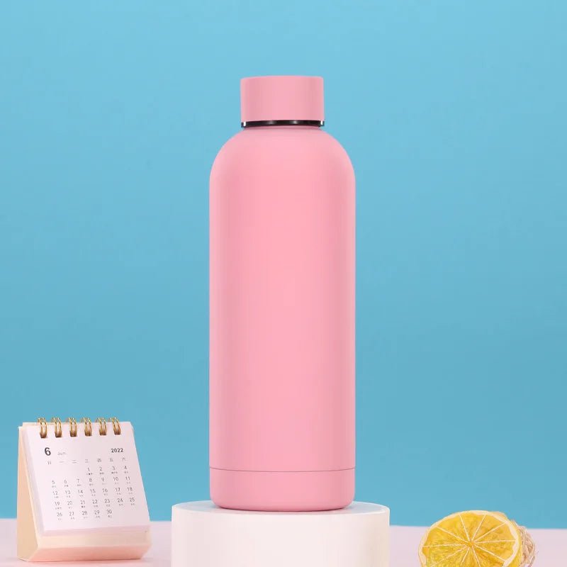 Stainless Steel Thermos Vacuum Flasks - Portable Outdoor Travel Sports Water Bottle, Insulating Coffee Mug Cup Pink / 750ml