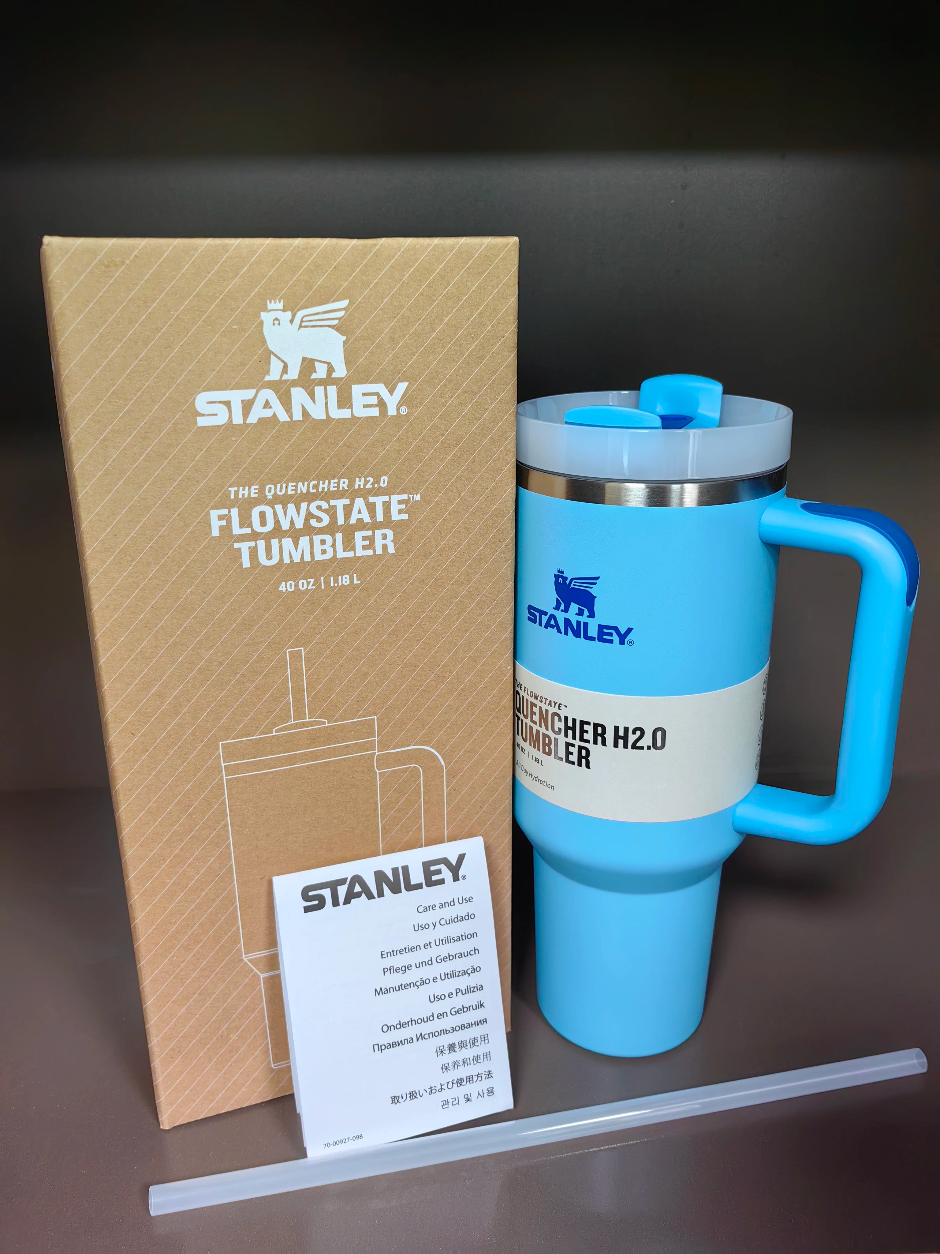 Stanley NEON Quencher H2.0 FlowState Tumbler Pool / 30oz 887ML