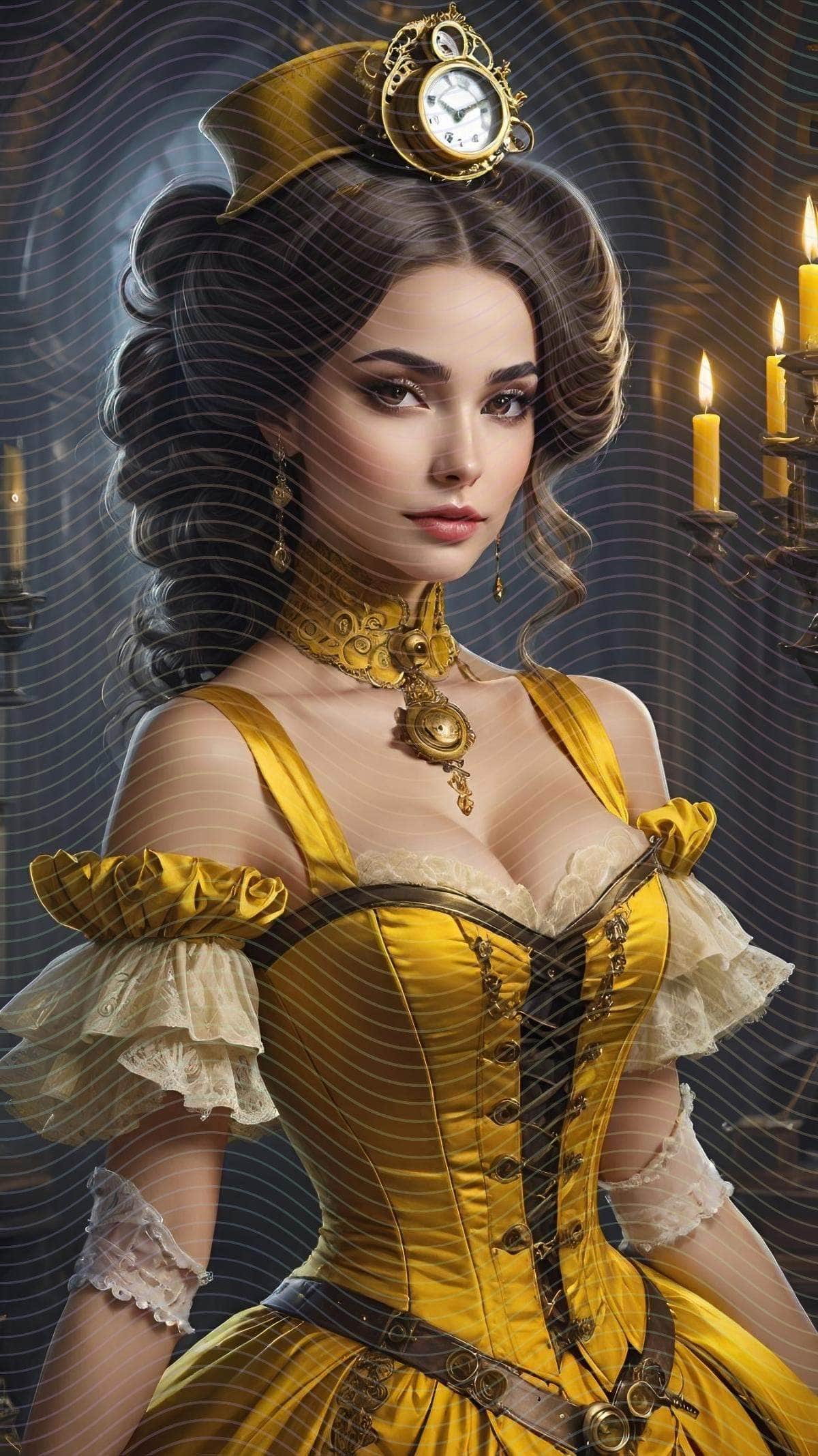 Steampunk Fantasy Woman Portrait
