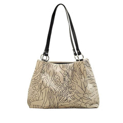 Stunning Art Print Shoulder Bag with Ample Space