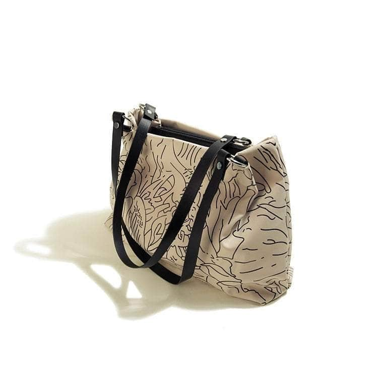 Stunning Art Print Shoulder Bag with Ample Space