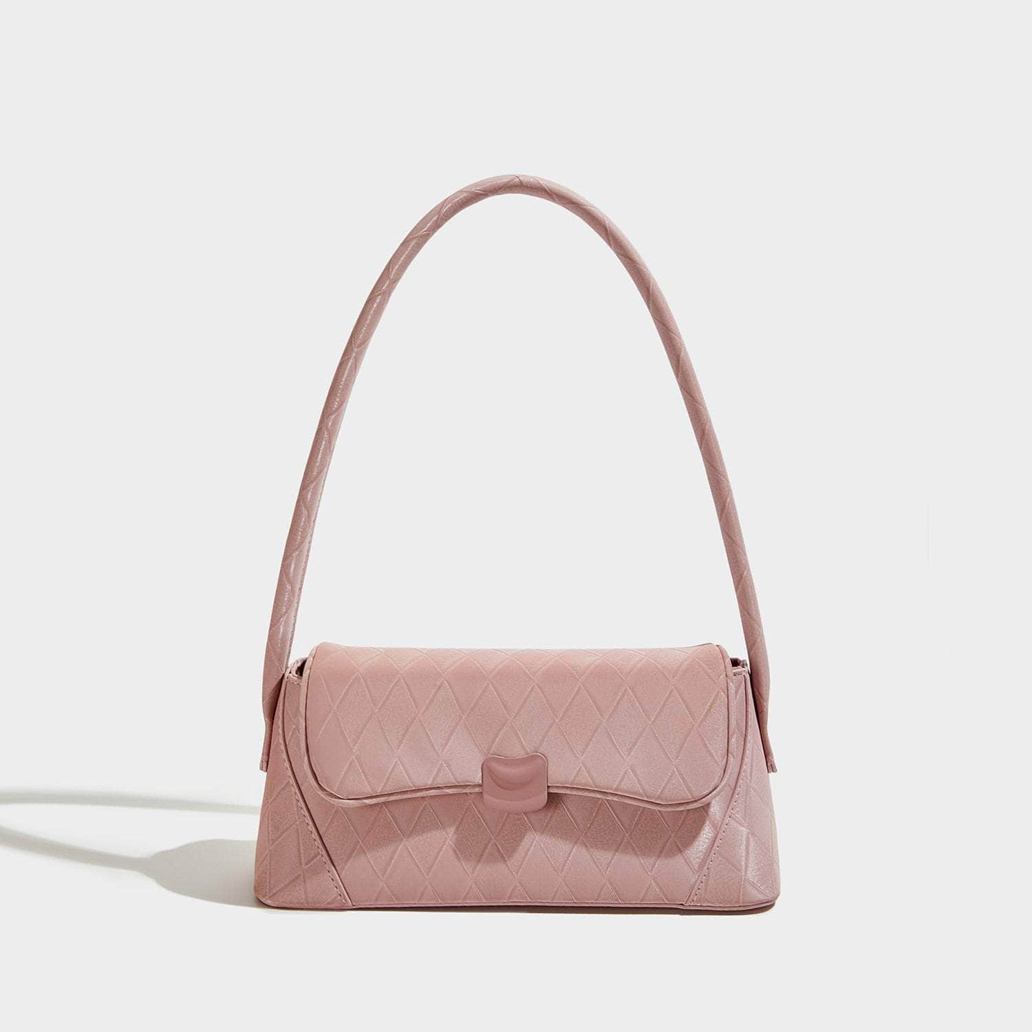 Sturdy Arm Shoulder Purse Pink