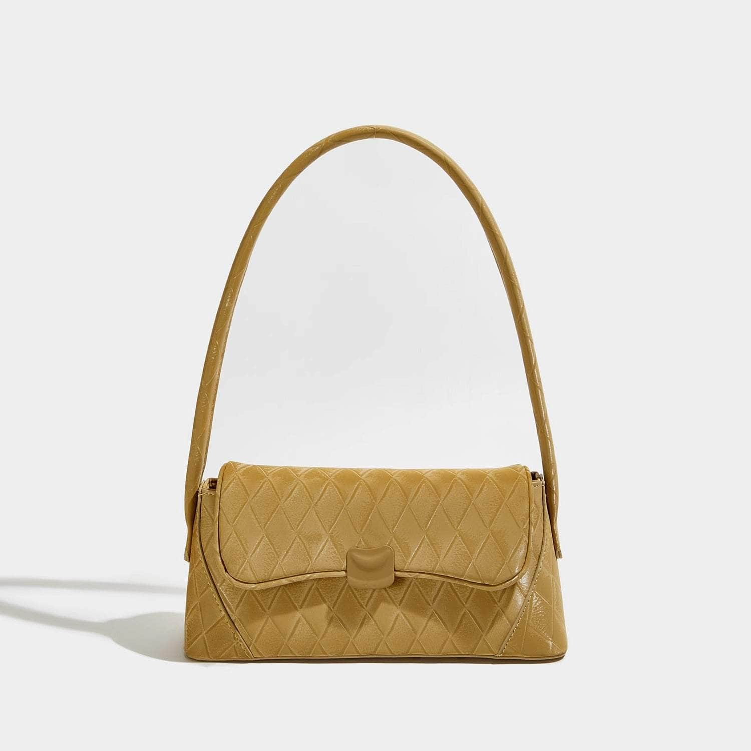 Sturdy Arm Shoulder Purse Yellow