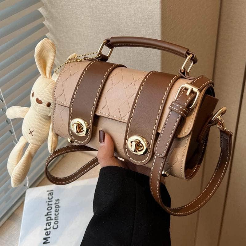 Stylish Bunny-adorned Crossbody Bag