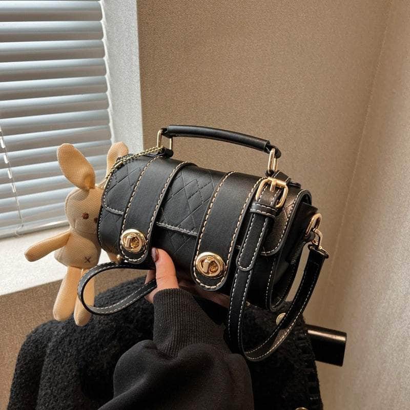 Stylish Bunny-adorned Crossbody Bag