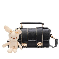 Stylish Bunny-adorned Crossbody Bag