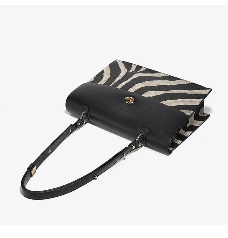 Stylish Calfskin Print Shoulder Bag