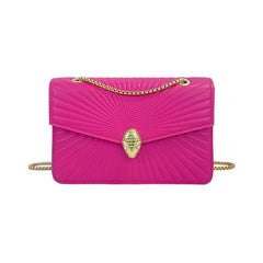 Stylish Chain Strap Shoulder Crossbody Bag Pink