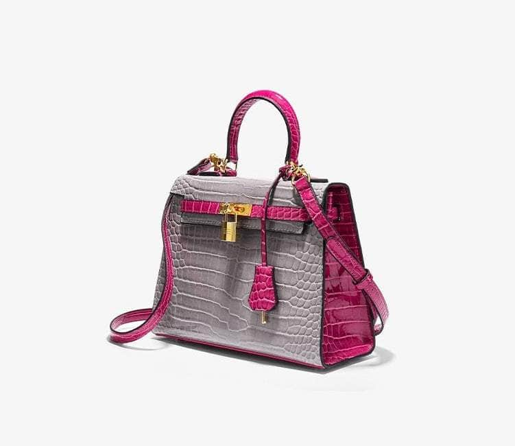 Stylish Croc Cossbody Handbag